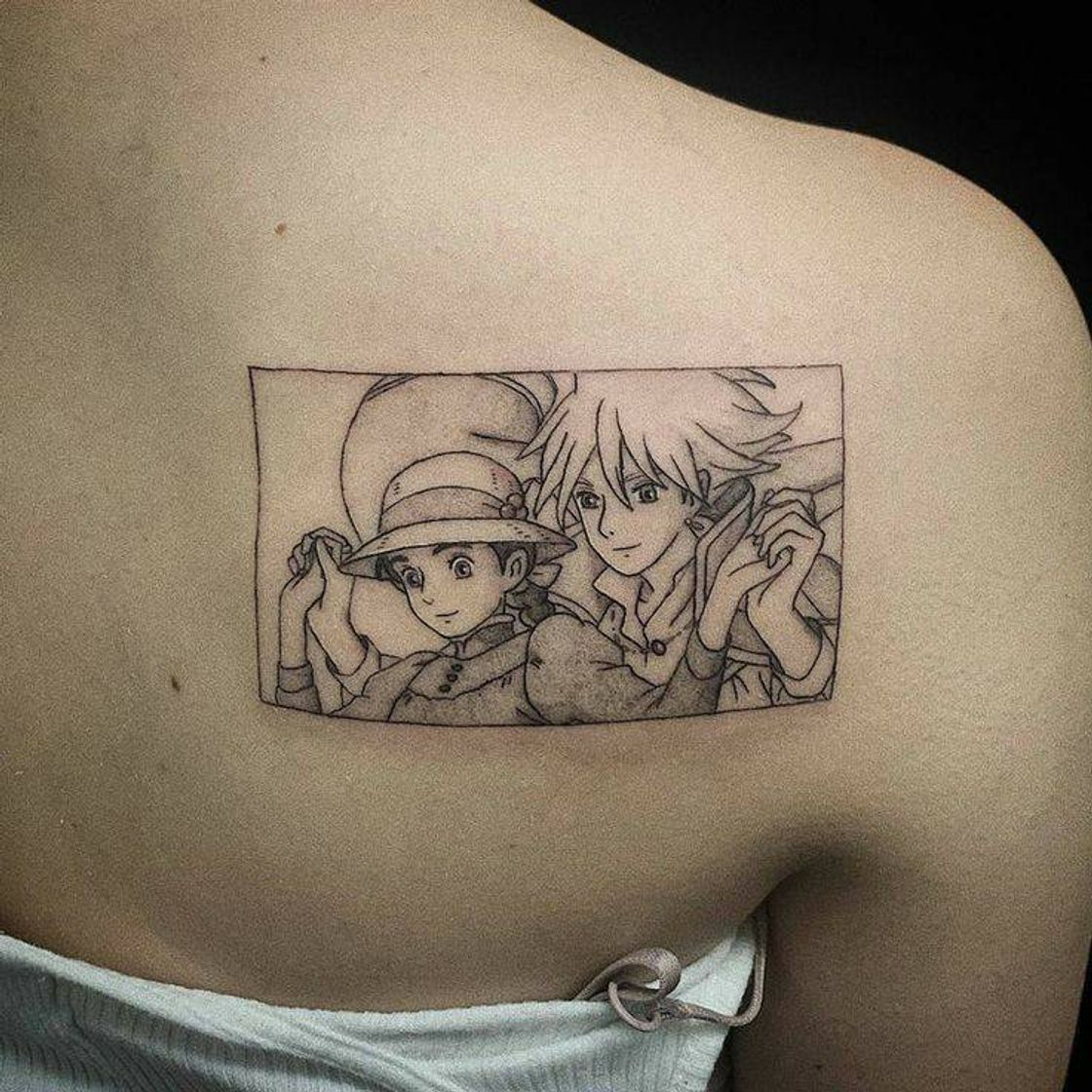 Fashion Moving castle tattoo