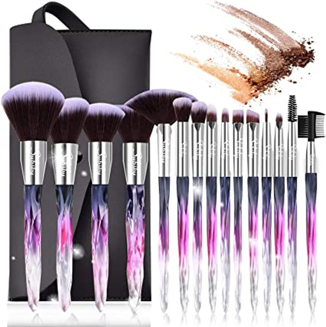 Producto Set de brochas de maquillaje profesional Ruesious 10 piezas Pinceles de maquillaje