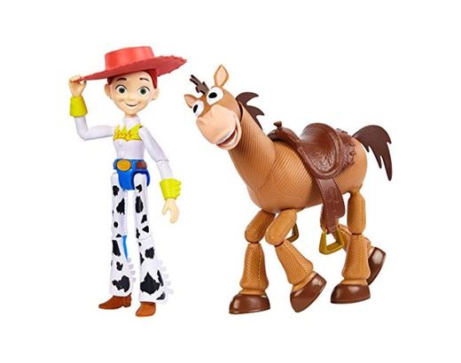 Disney Toy Story 4 Pack de 2 Muñecos, Jessie y Perdigón ,