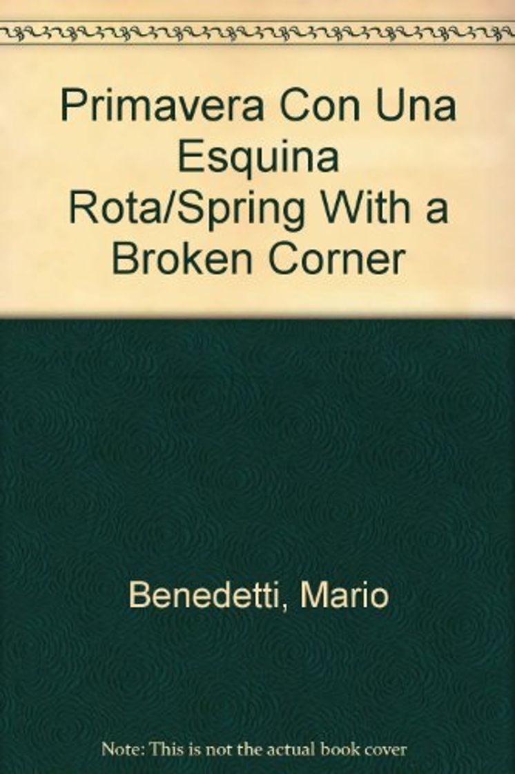 Book Primavera Con Una Esquina Rota