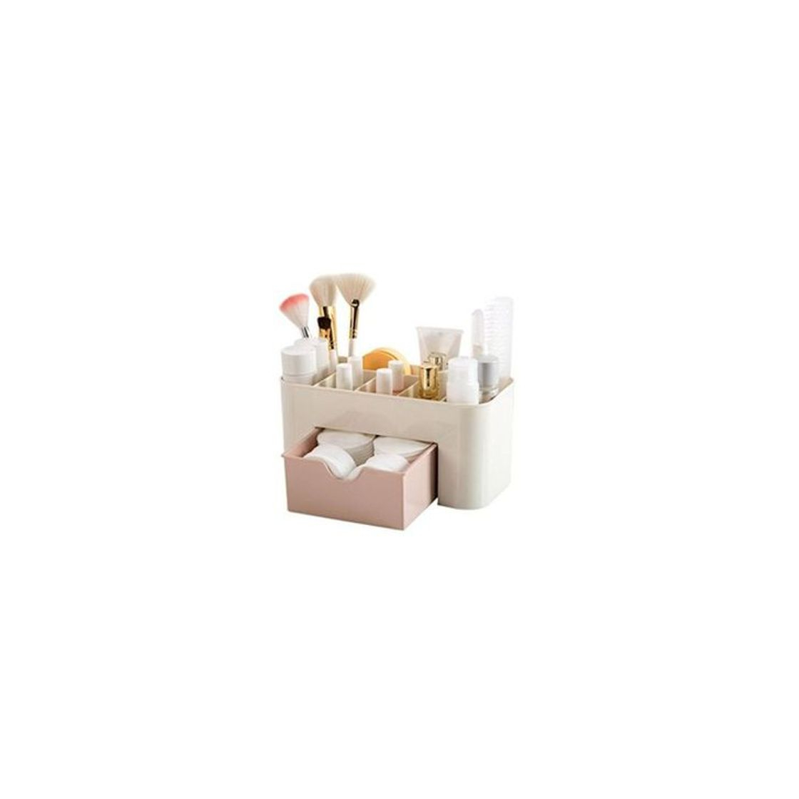 Belleza Caja Para Cosméticos Paellaesp Organizador Guardar Espacio De Escritorio Maquillaje Cajón De