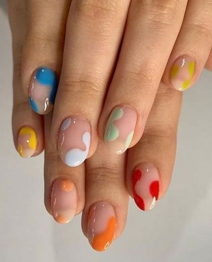 Colorful nails