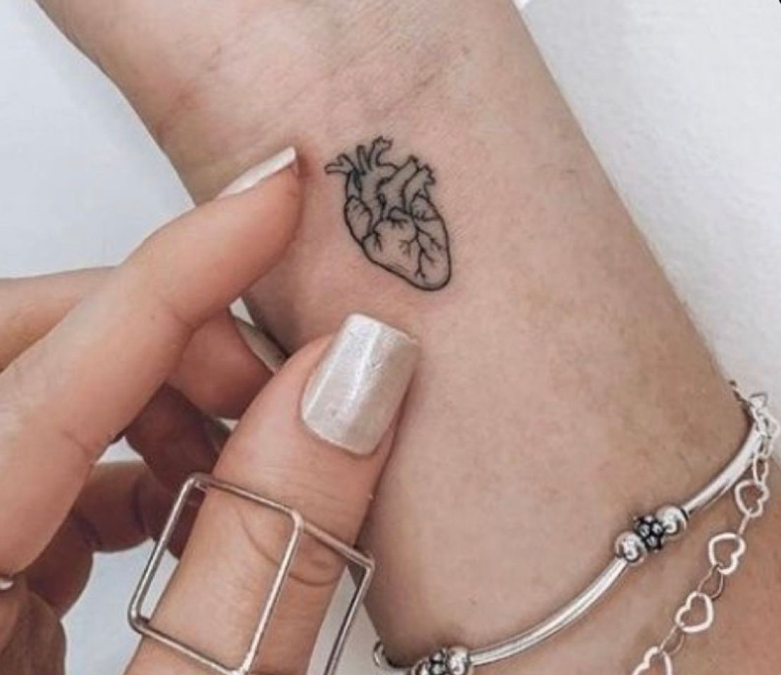 Moda Tattoo Coração❤️