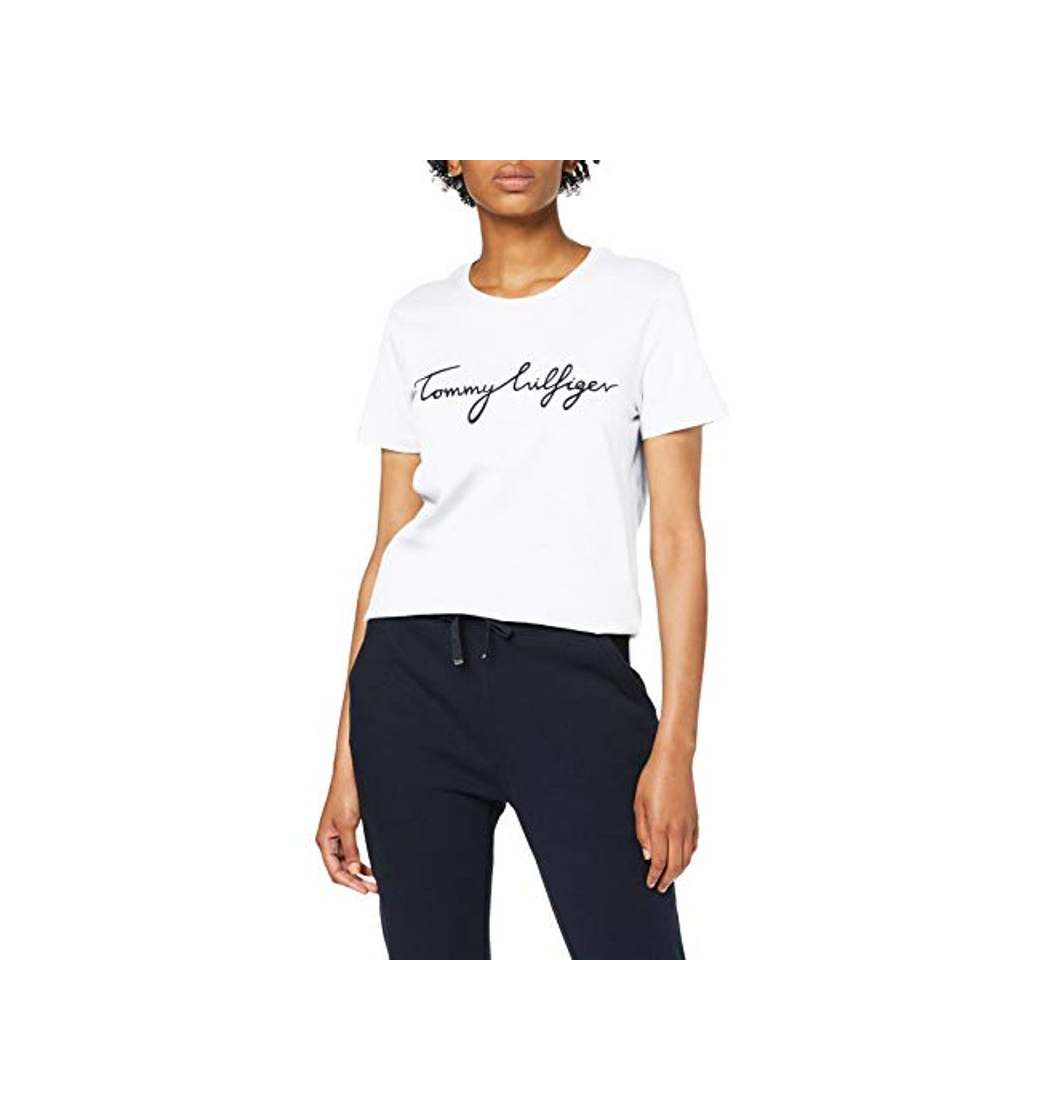 Producto Tommy Hilfiger Heritage Crew Neck Graphic tee Camiseta, Blanco