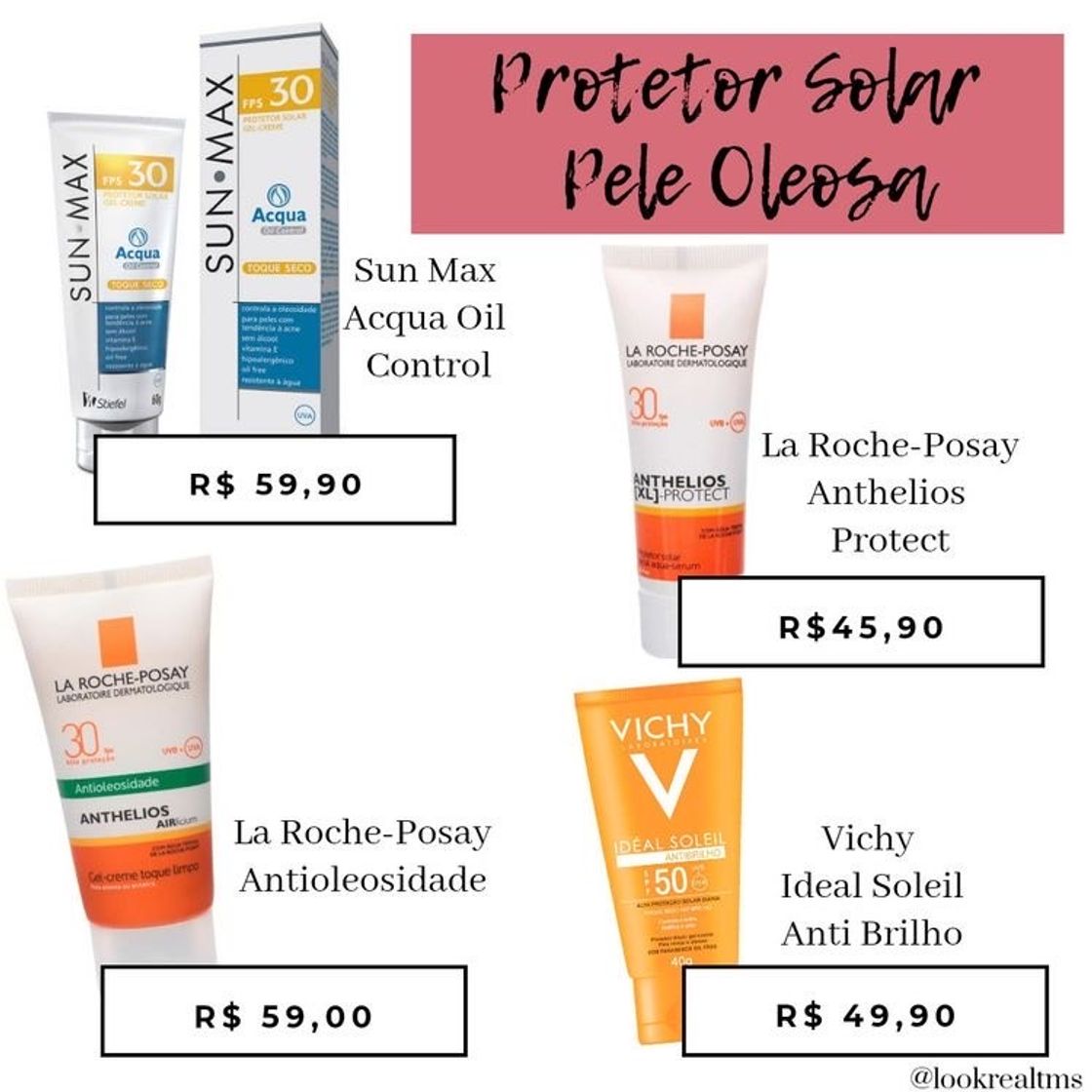 Social Protetor solar - Várias opções com valores 