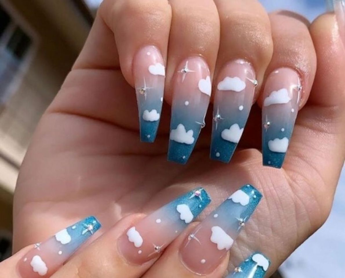 Fashion unhas céu 