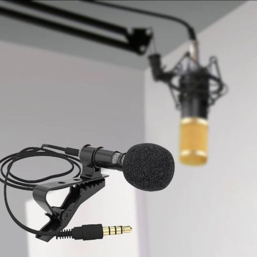 Microfone de Lapela para gravações youtuber tiktok instagram