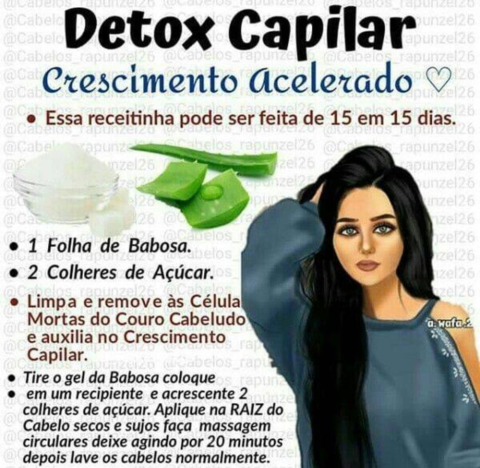 Moda Detox de cabelo