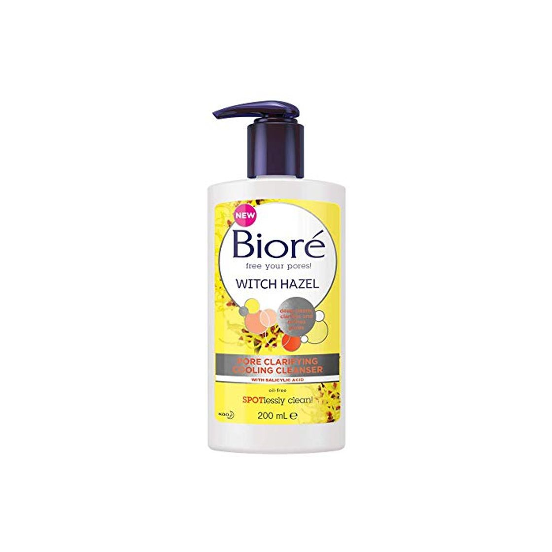 Product Limpiador de poros aclarador Biore Witch Hazel para piel propensa a manchas