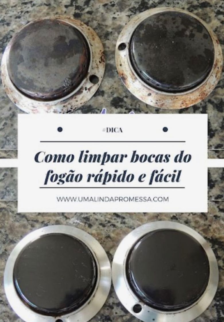 Moda Como limpas boca de fogão 