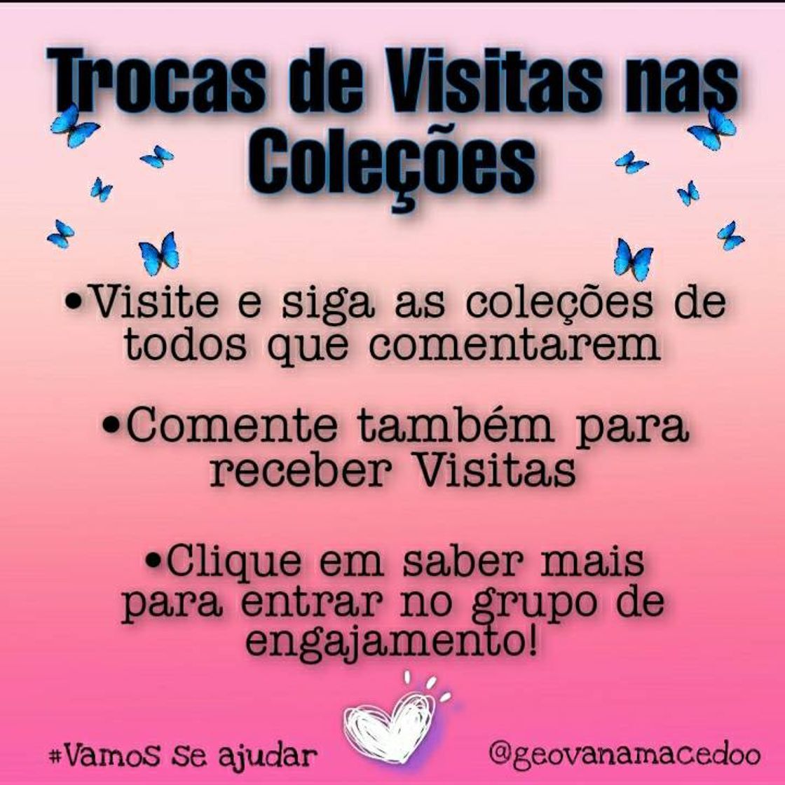 Fashion 🦋Trocas de visitas nas coleções🦋