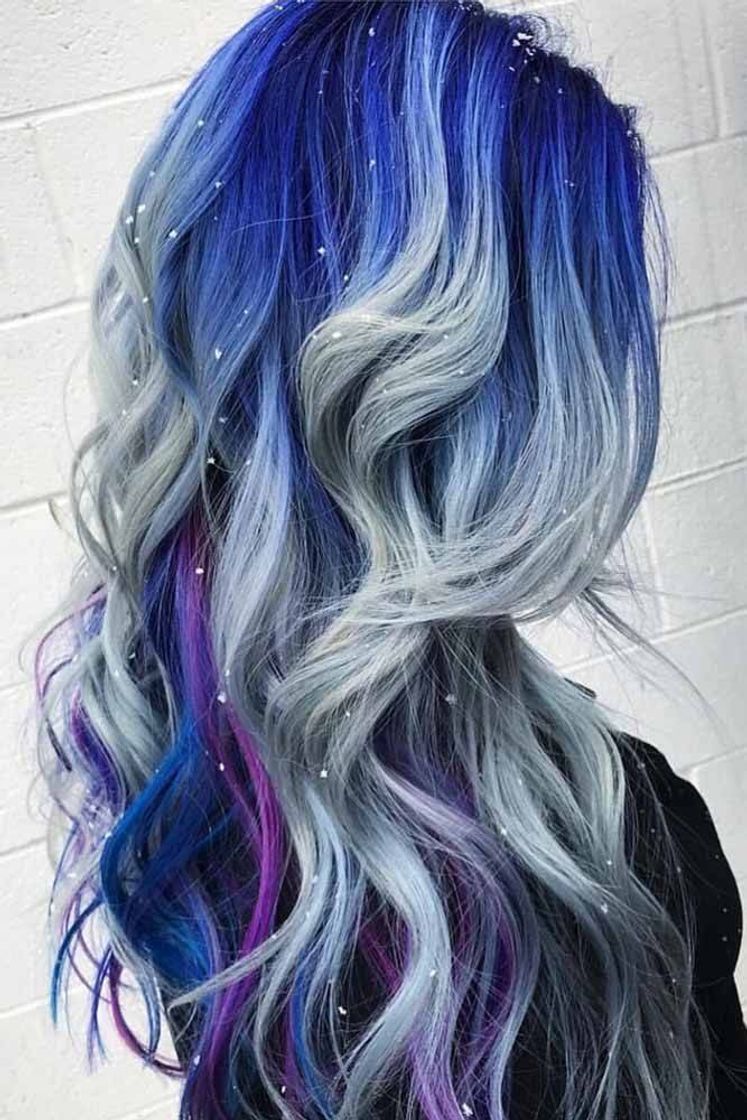 Fashion Cabelo azul💙✨