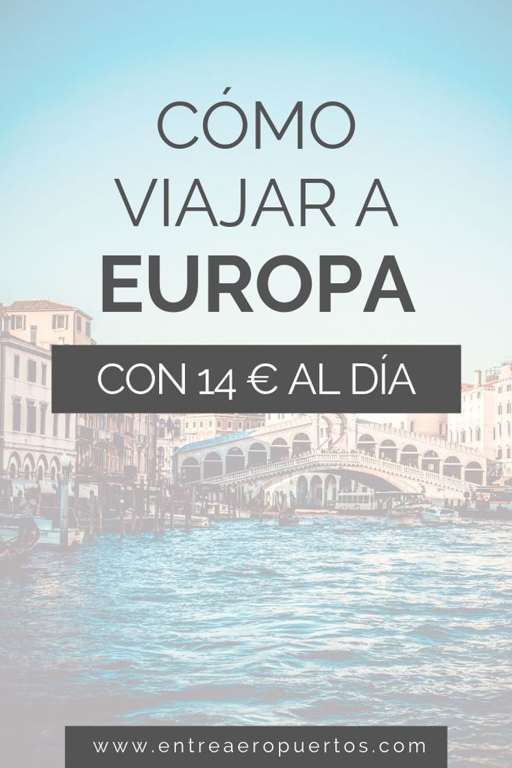 Place Tips para viajar barato por Europa