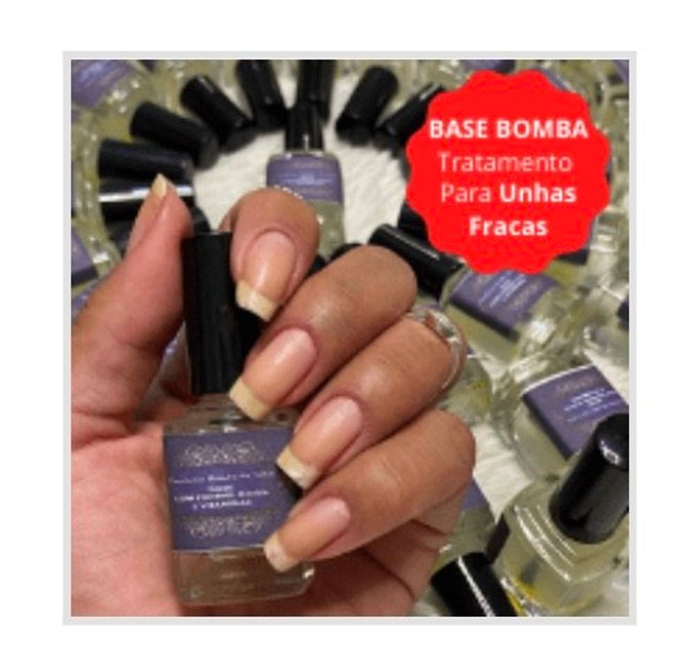 Moda Base Bomba para Unhas Fracas.