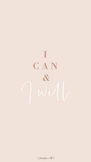 I Can Will