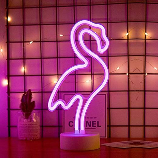 ENUOLI LED flamenco de neón muestras de la luz Los signos de