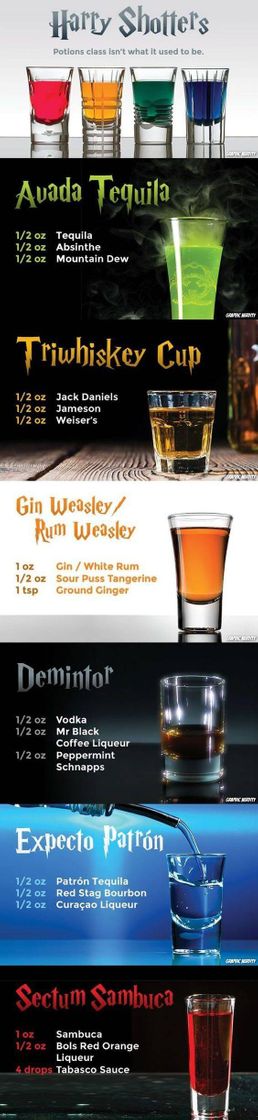 Social Harry Potter Shooter Recipes Are Magical