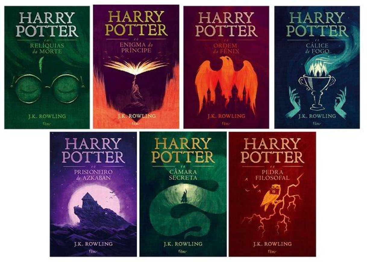 Moda Livros Harry Potter