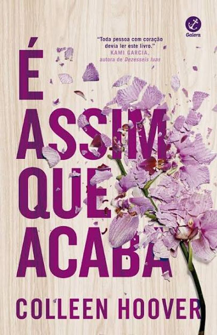 Book É assim que acaba