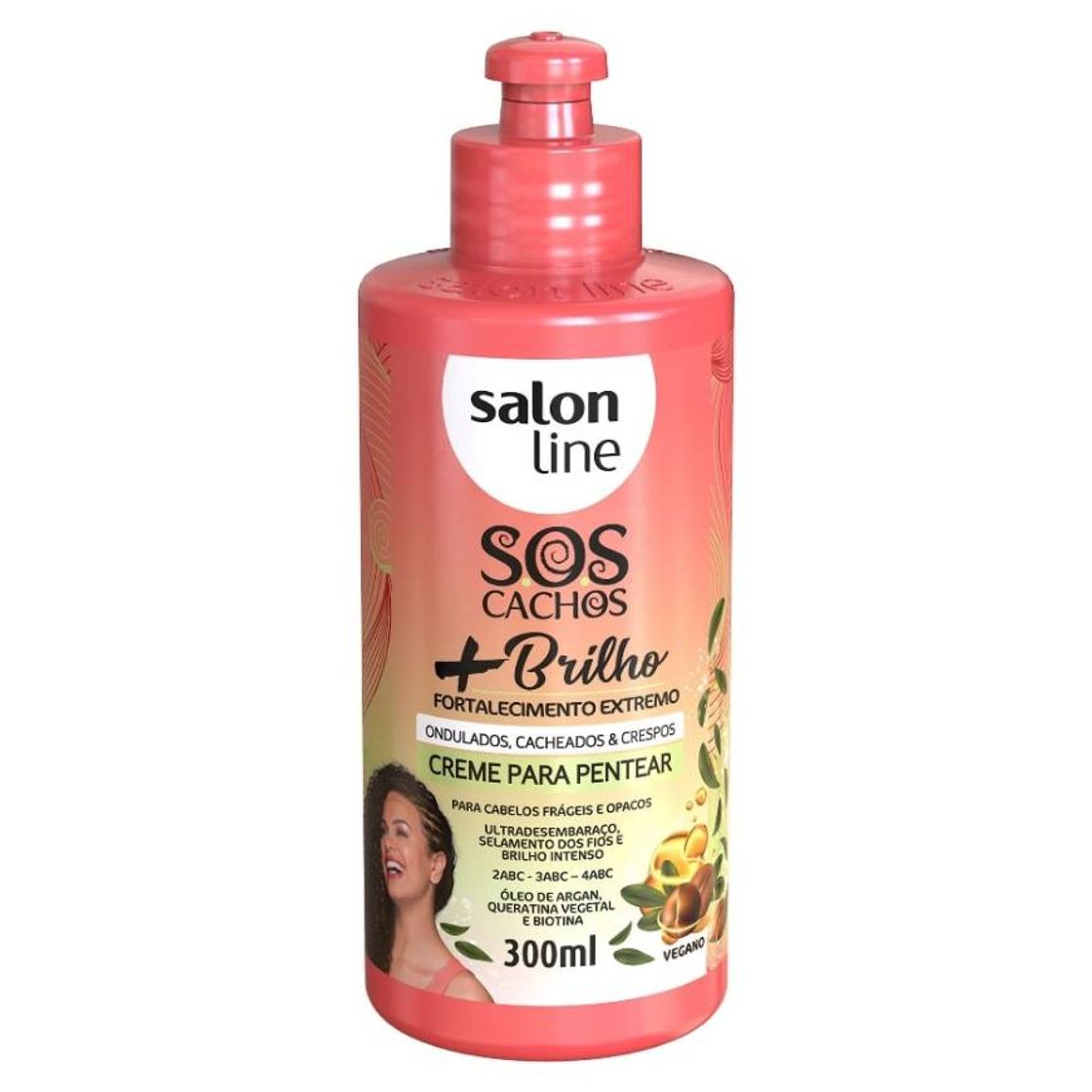 Fashion Creme para Pentear S.O.S Cachos + Brilho Salon Line 