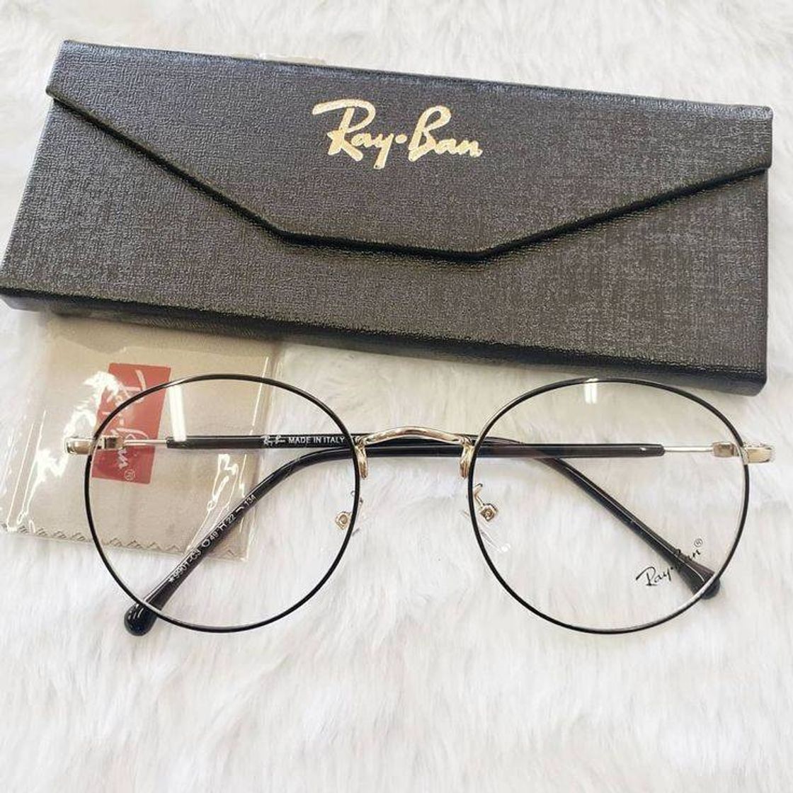 Moda Óculos Ray•Ban Round 5020