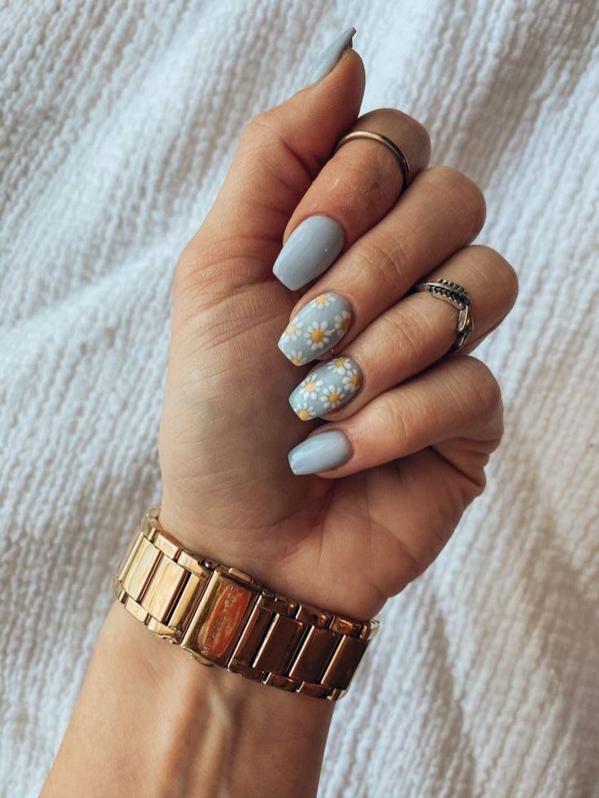 Fashion Unhas azuis fofas💙