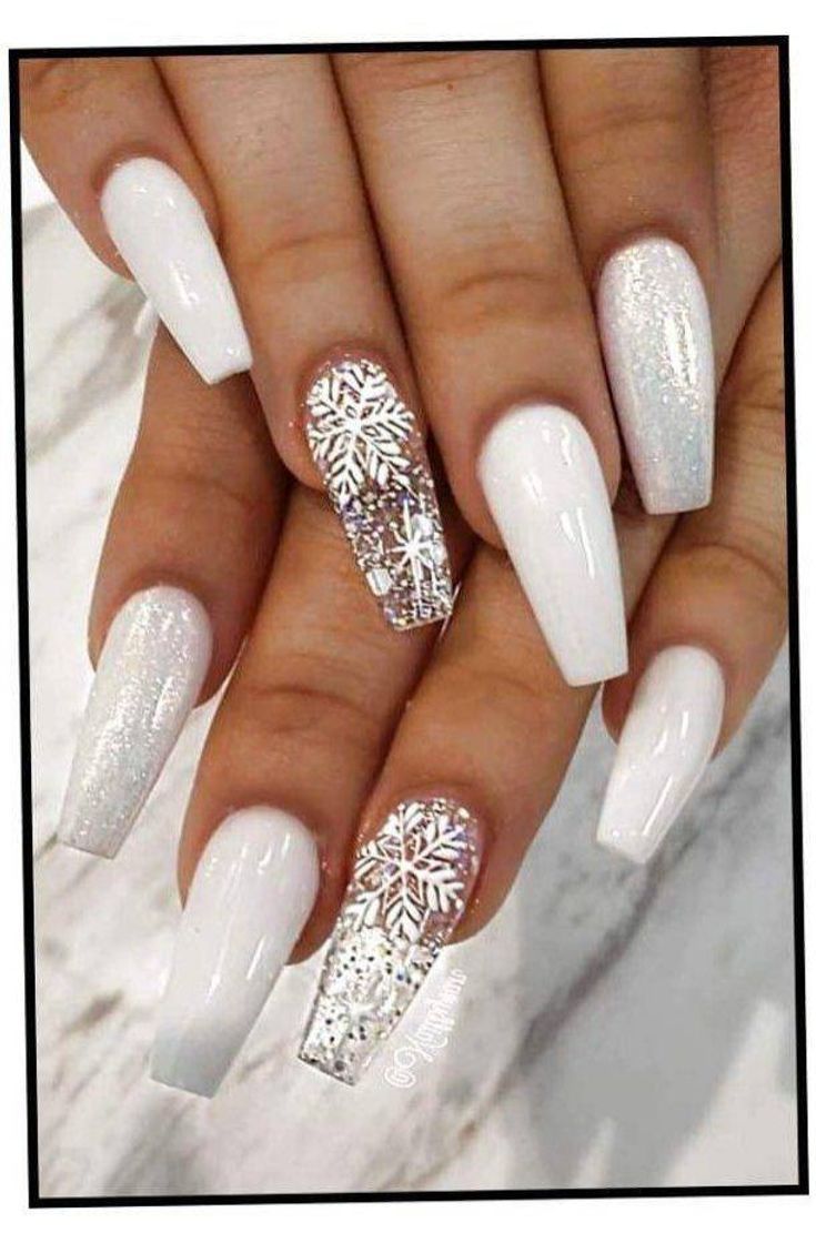 Moda White nails 💅🤍