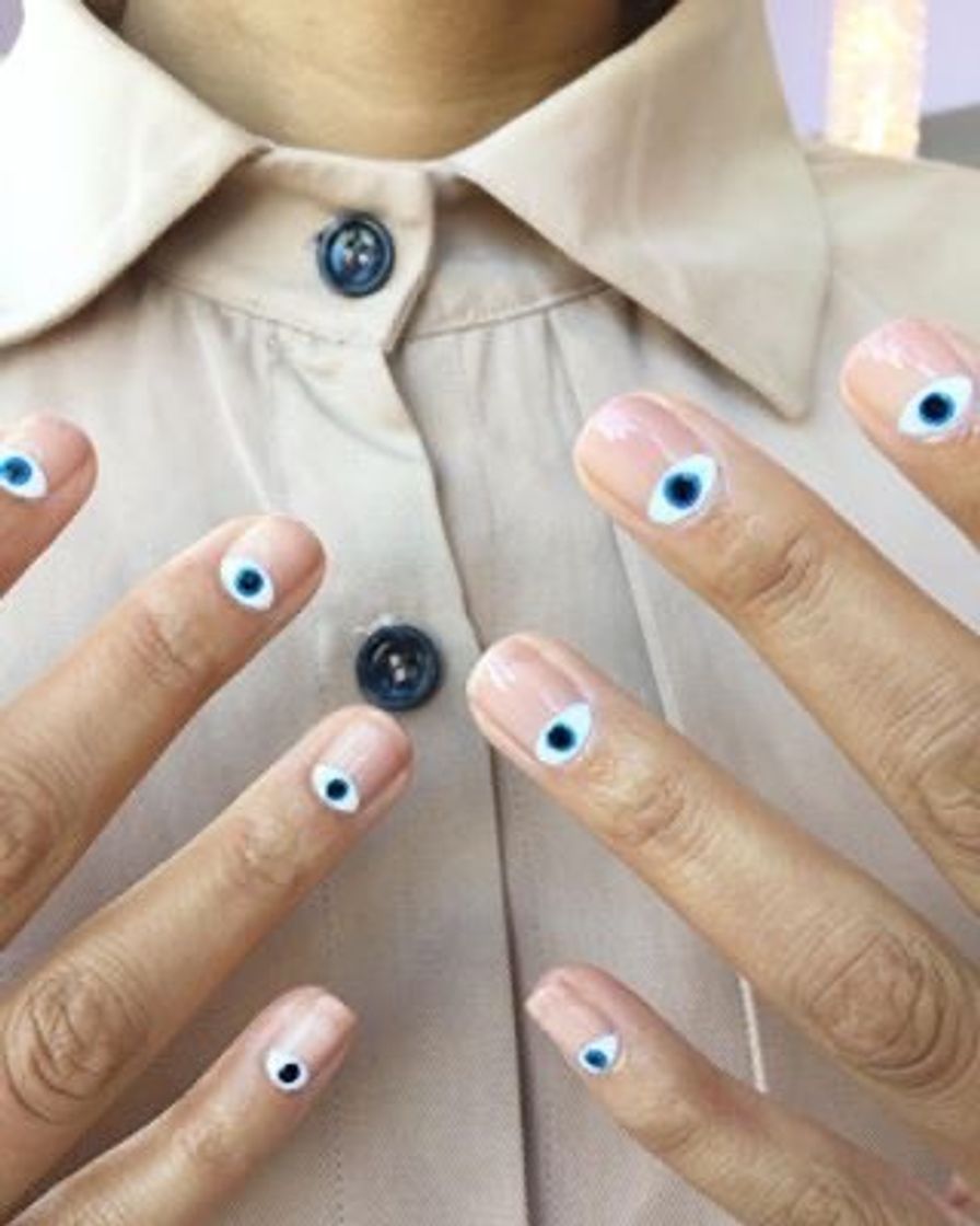 Social unhas olhos