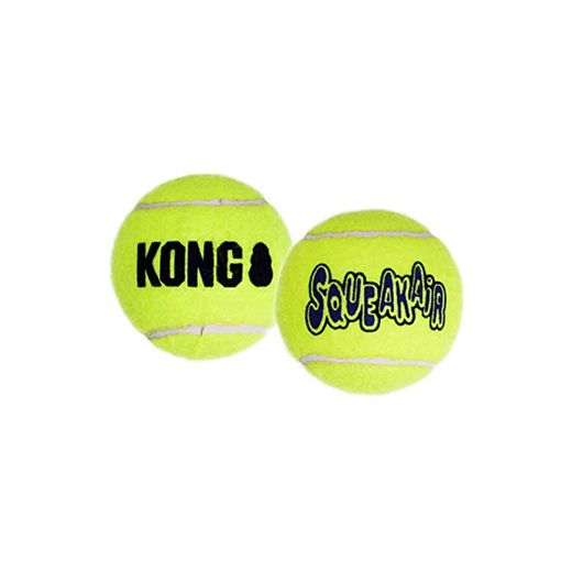 KONG - Squeakair® Ball - Pelotas de tenis sonoras que respetan sus