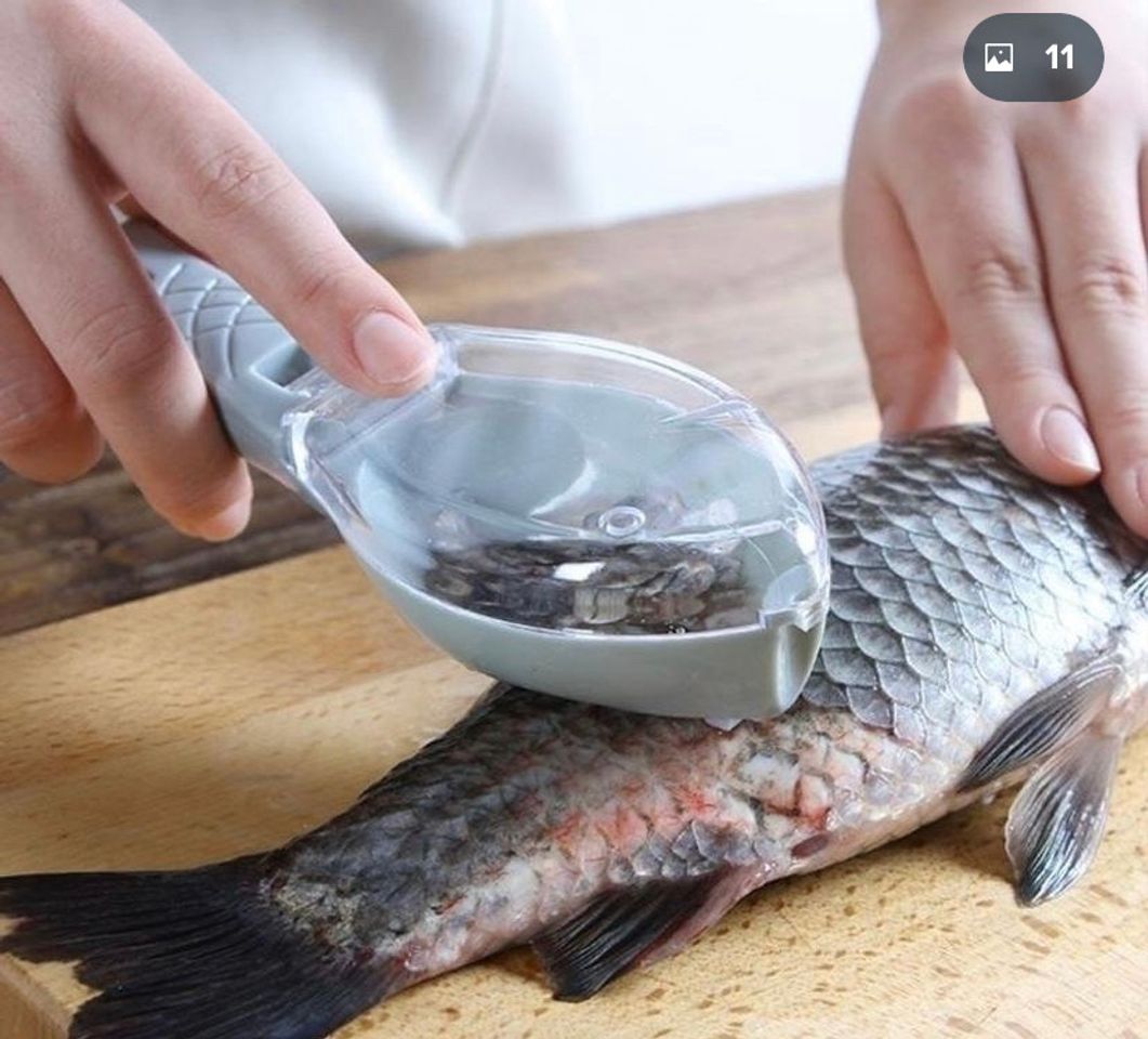 Product retira escamas de peixe