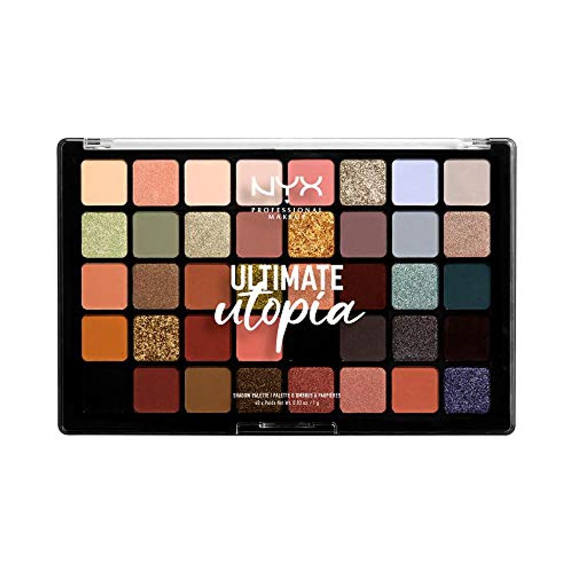 Social NYX Professional Makeup - Paleta de sombras de ojos con pigmentos prensados