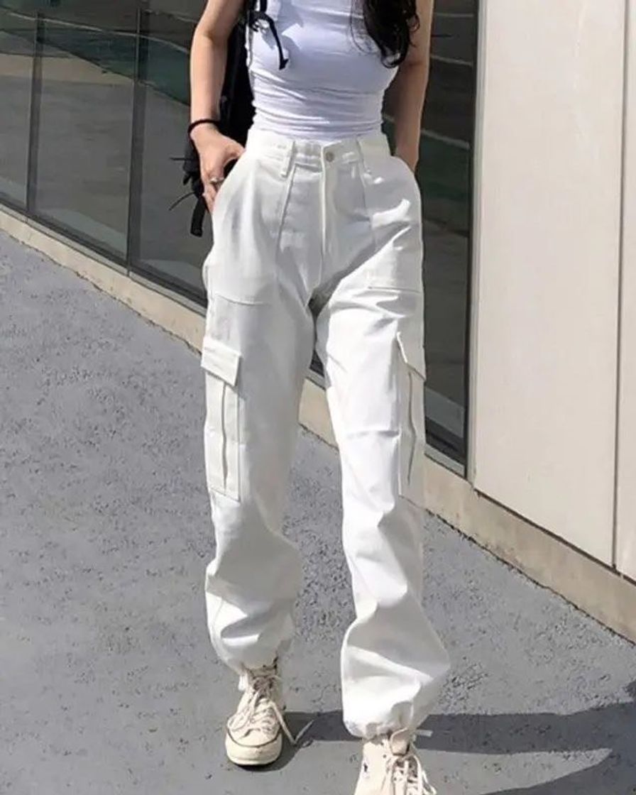 Fashion Calça baggy