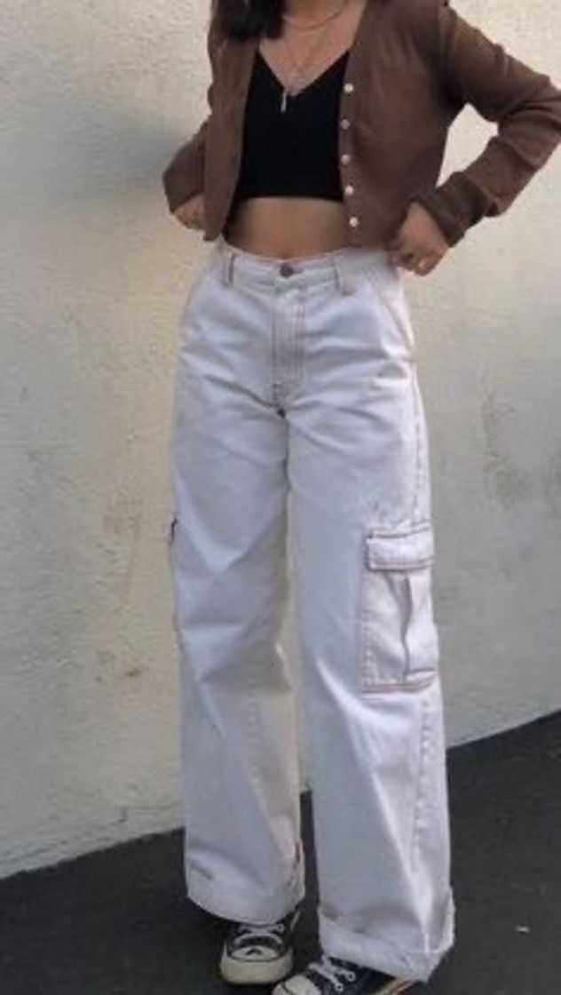 Fashion Calça baggy 