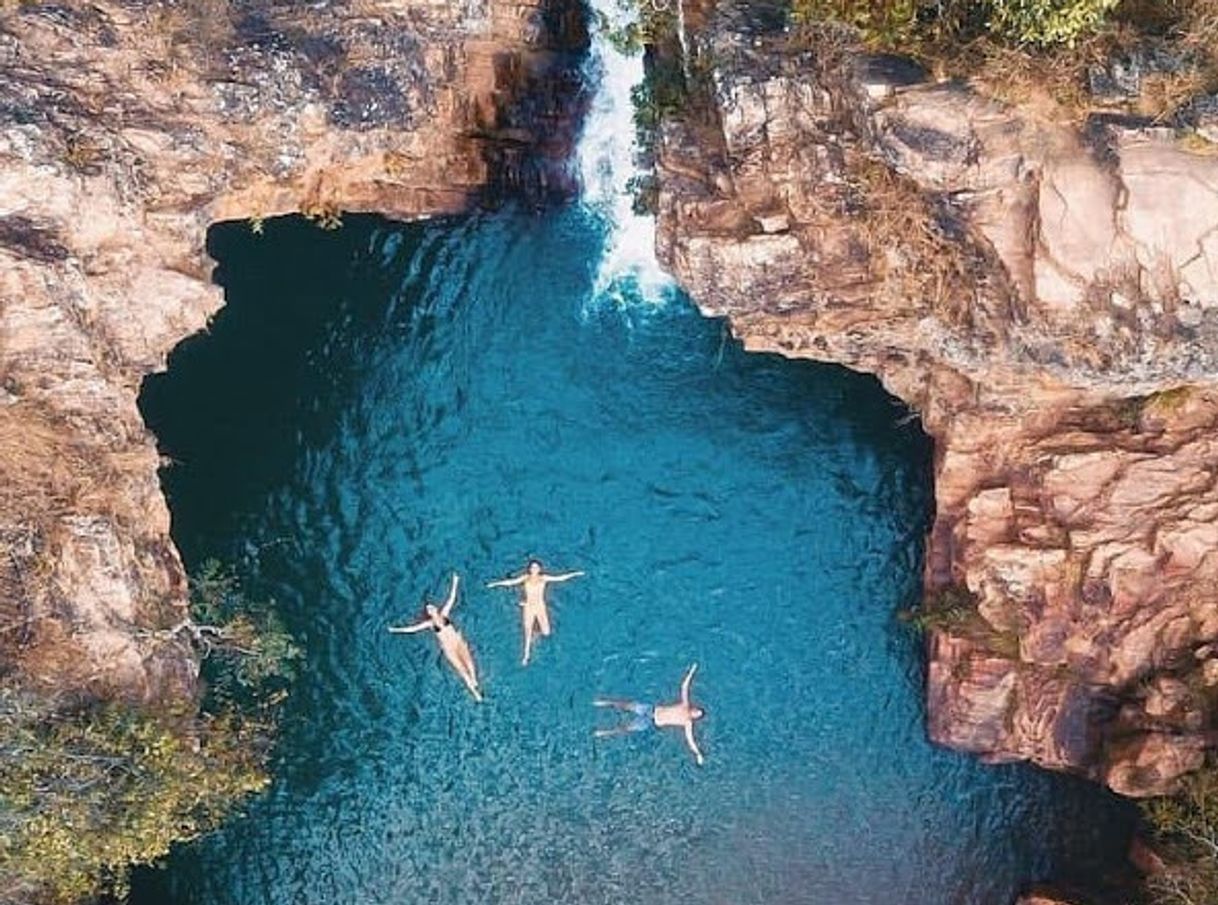 Lugares Cachoeira Poço Azul