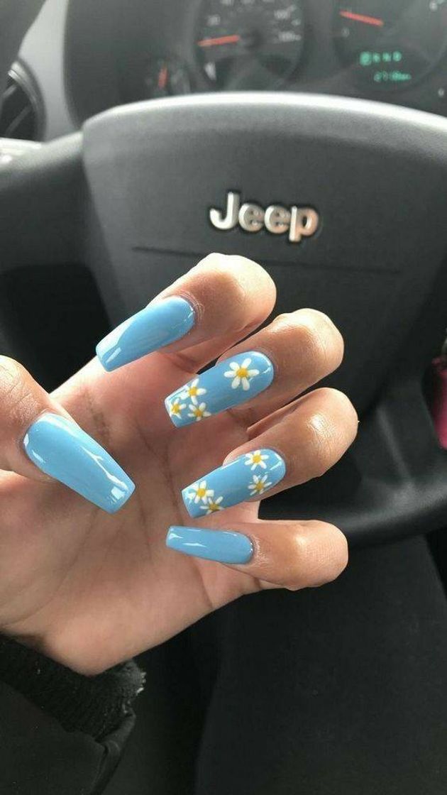 Social Esmaltação azul clara 💙
