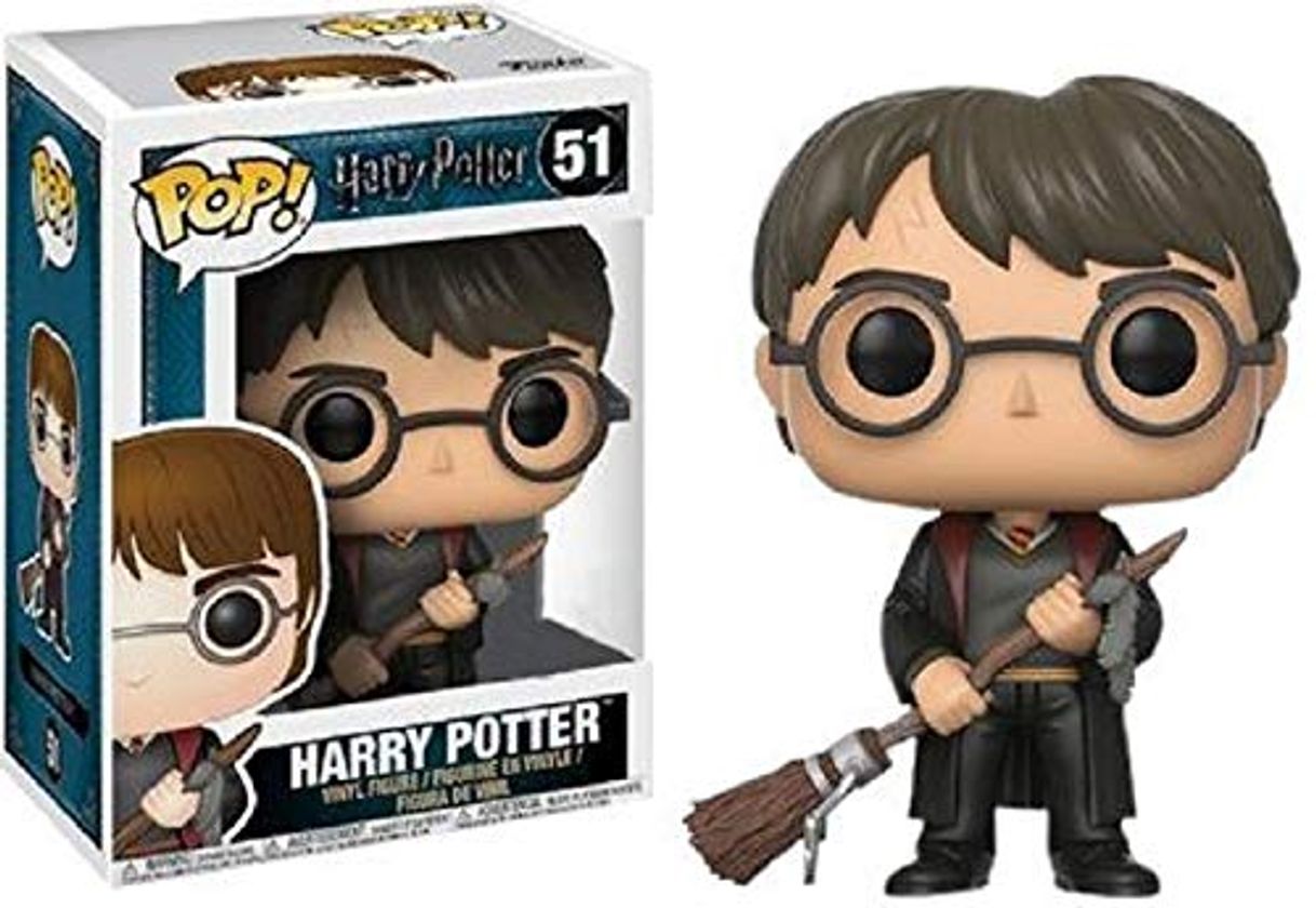 Product Figura Pop Harry Potter Harry with Firebolt & Feather Exclusive