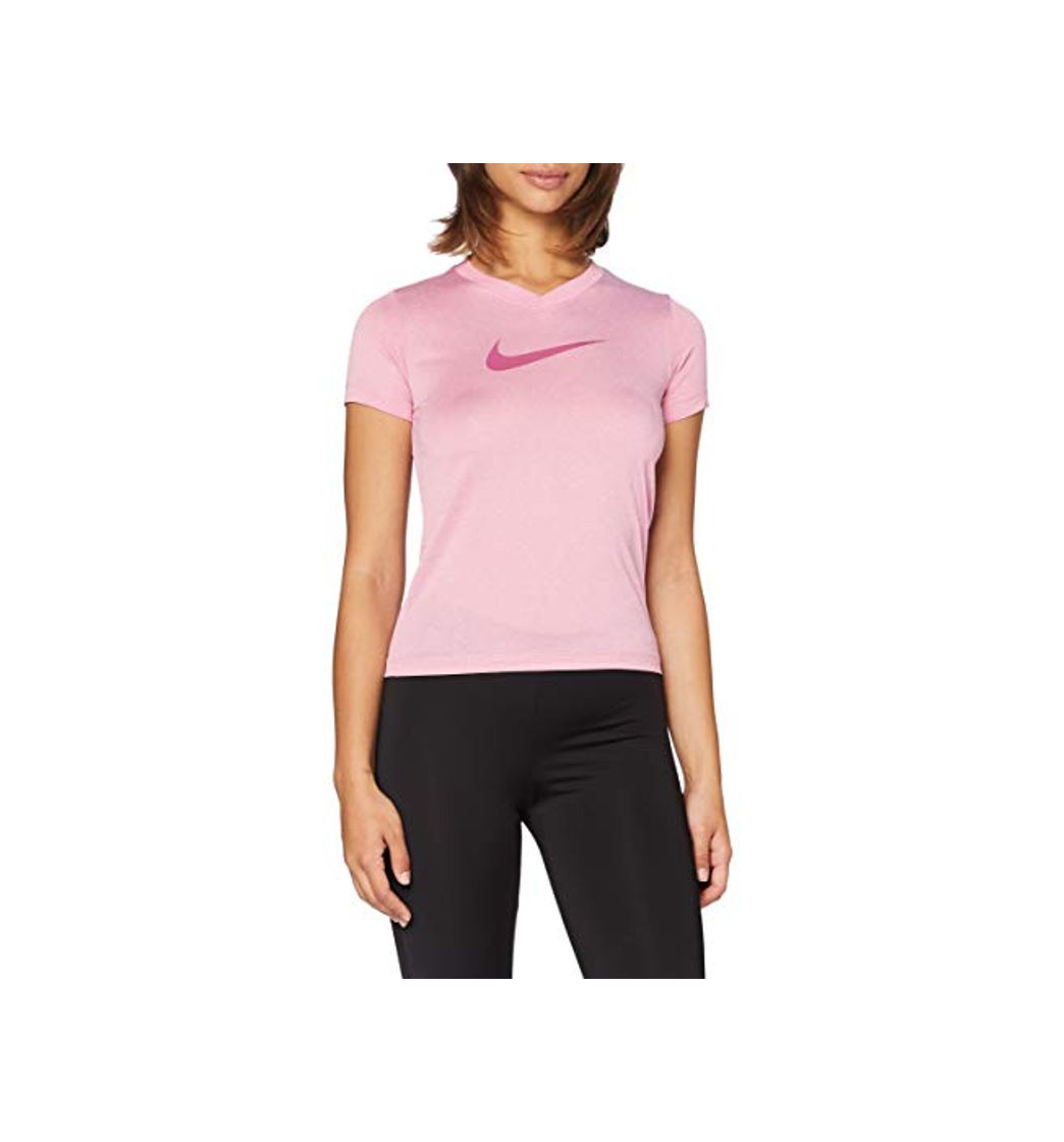 Product NIKE Dry Leg Vneck Swoosh T-Shirt Camiseta, Rosa