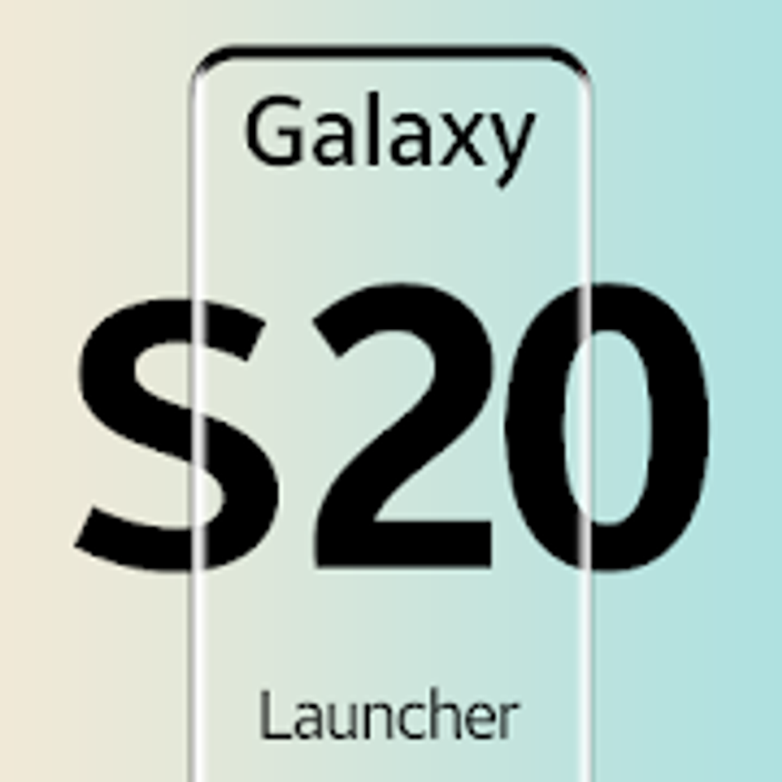 App Launcher Galaxy S20 Style