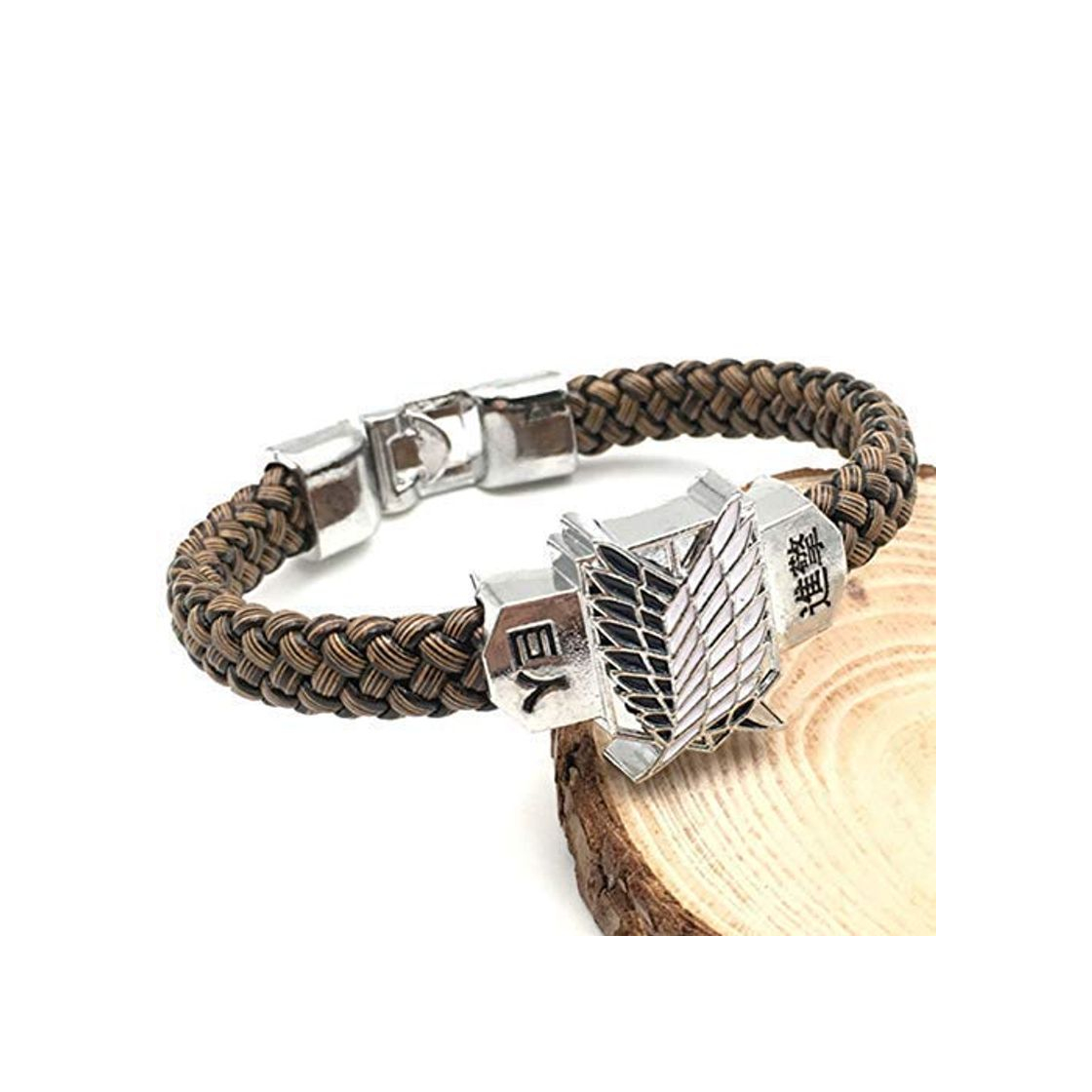 Moda djryj Dependable Anime Attack On Titan Pulsera Pulseras Cosplay Mano Joyería