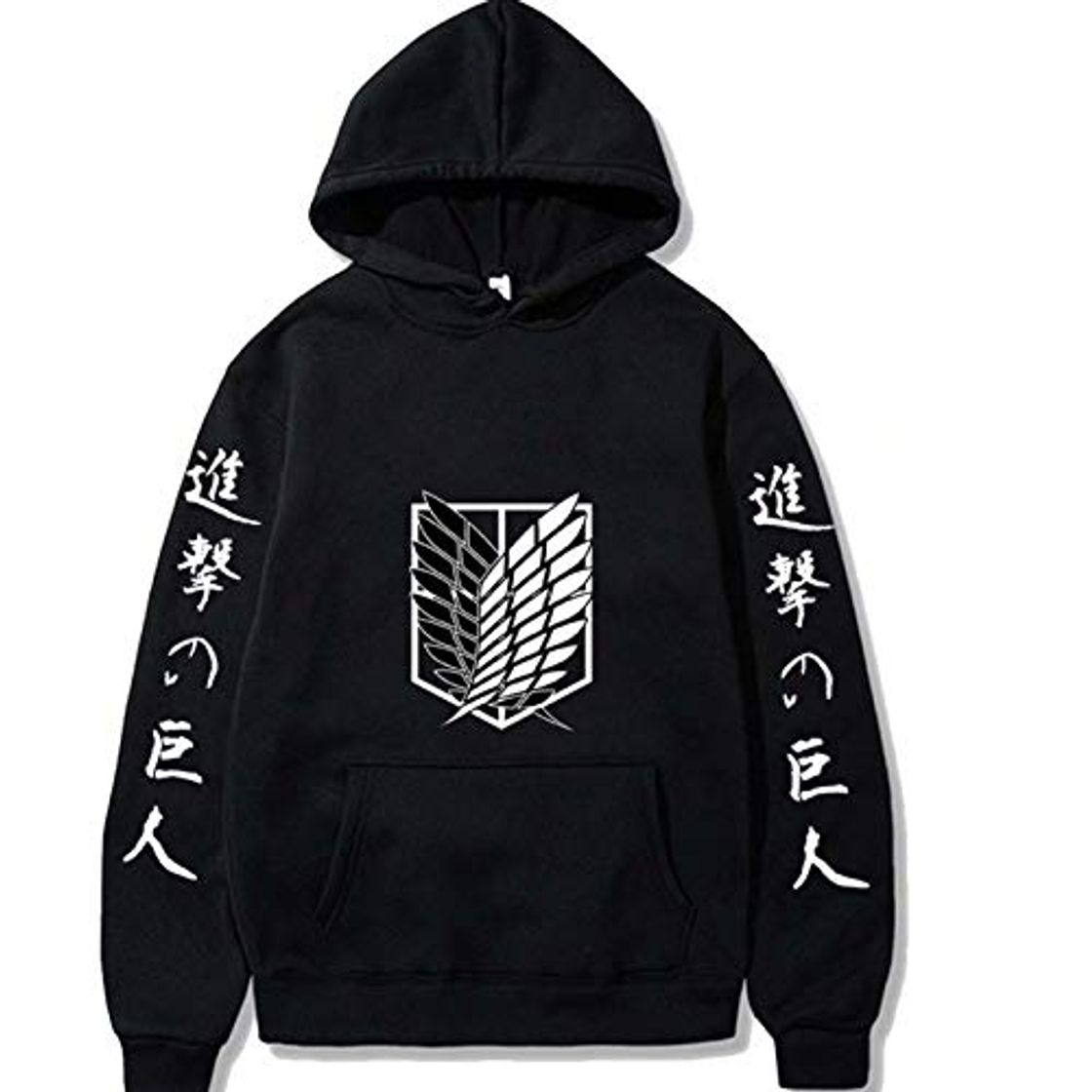 Moda Zhuchao Attack on Titan Sudadera con capucha Shingeki No Kyojin Alas de la libertad Sudadera Moda Casual Primavera Otoño Invierno Cofre y manga Impreso Anime Suéter Pullover Hoodie