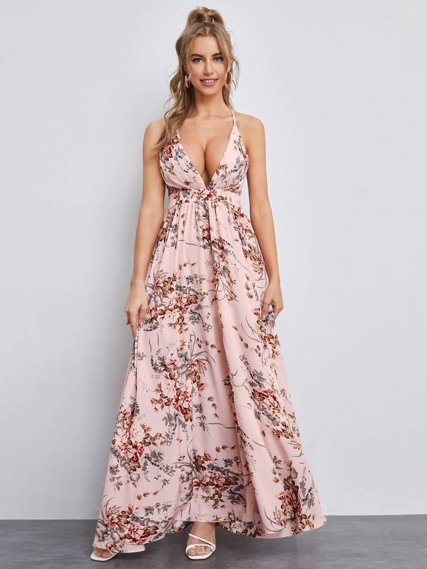 Moda Vestido Boho Floral