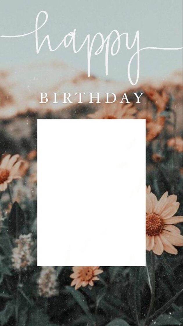 App Bday template para story!