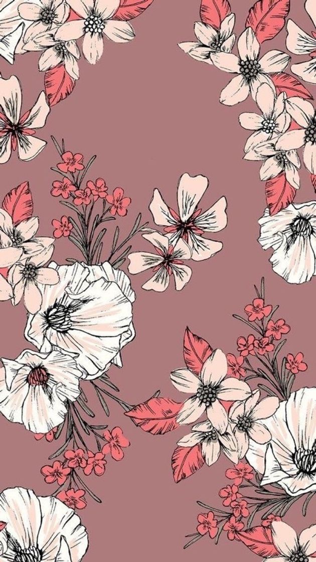 Moda Wallpaper flowers