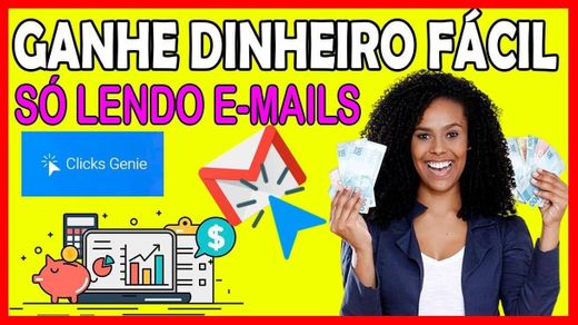 Clikes genie GANHE DINHEIRO LENDO E-MAIL 💸💸