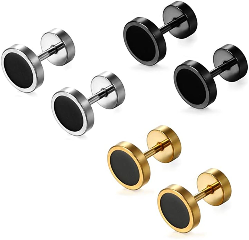 Moda Gwxevce Ear Stud Fashion Round Acero Inoxidable Hombres Mujeres Joyas Pendientes Charms Plata Oro Simple Elegante Boda Casual Regalos Brincos Girls Piercing