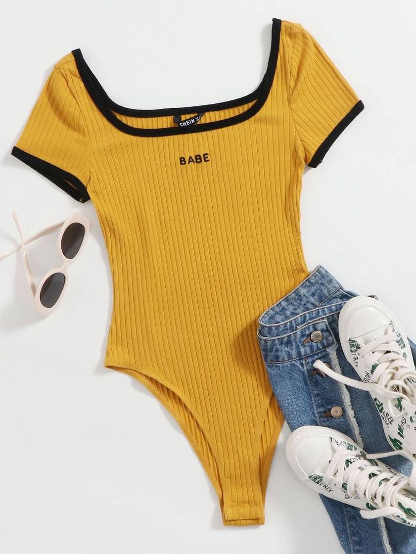 Moda Body amarelo