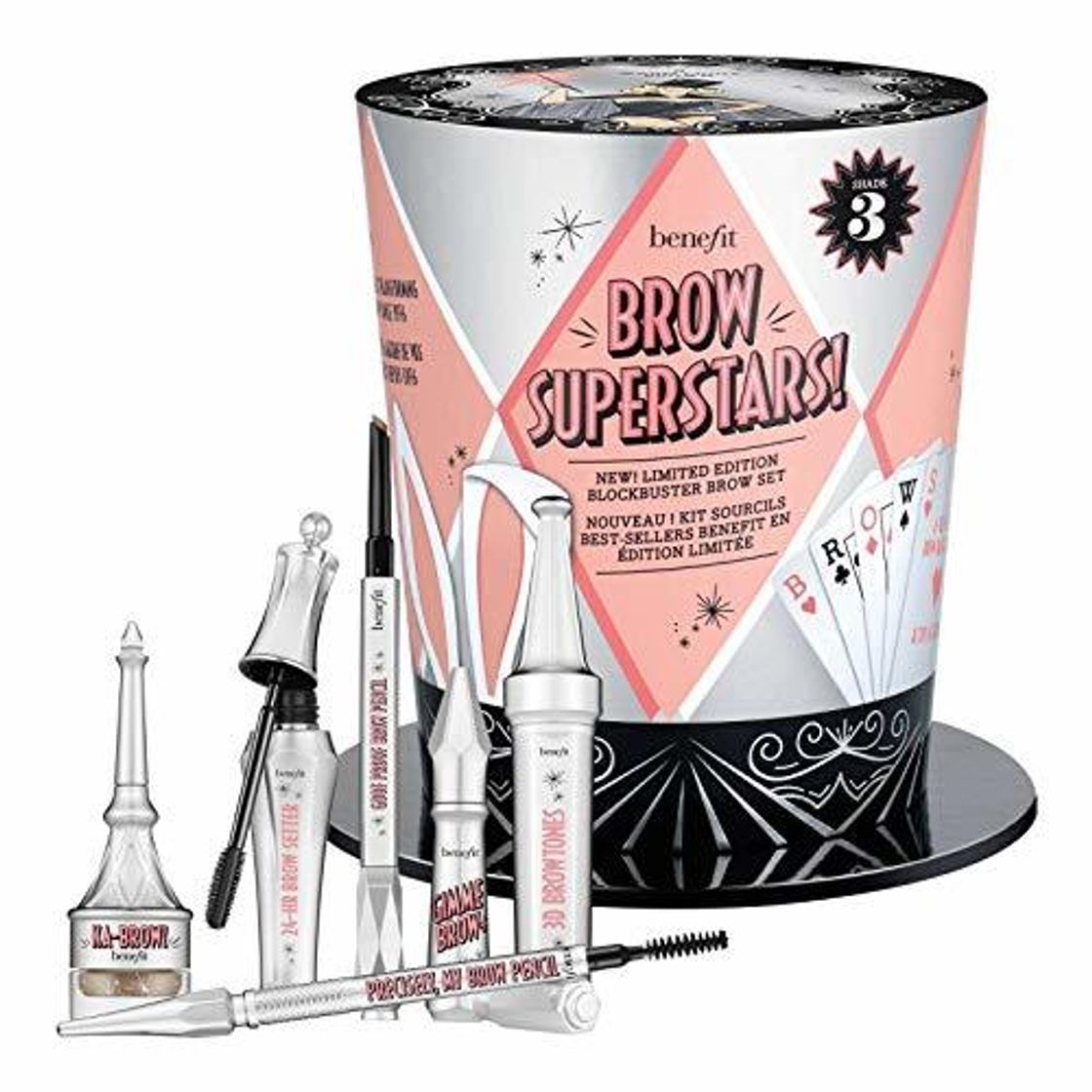 Beauty Benefit Brow Superstars! Blockbuster Set con 6 tamaños completos