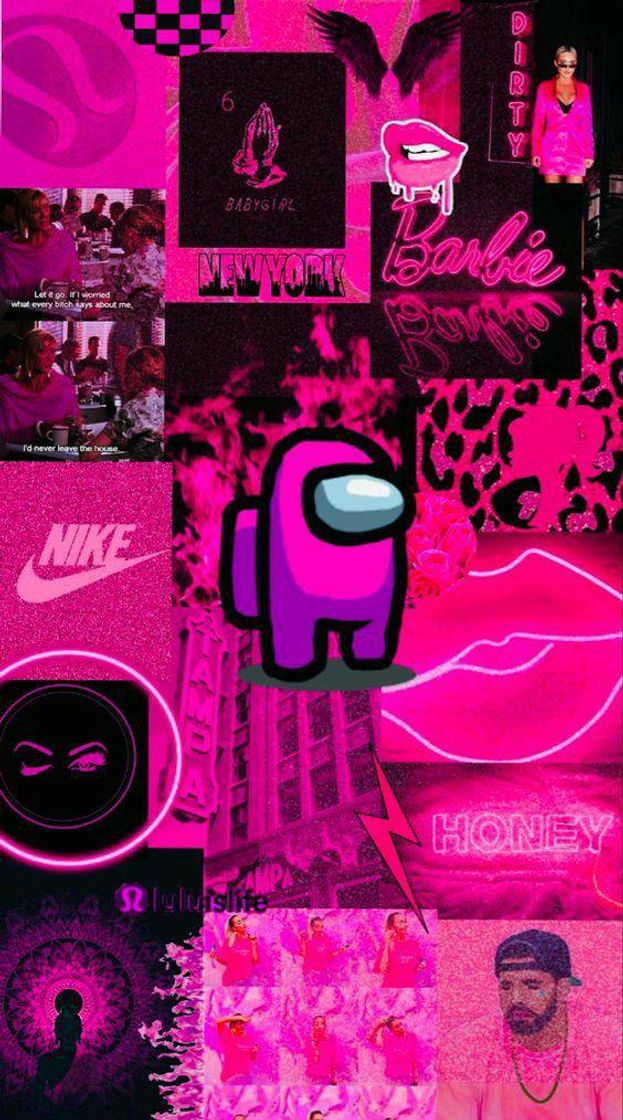 Social Wallpaper pink 