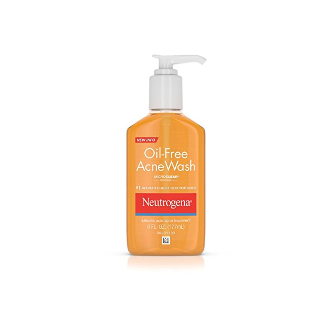 Social Neutrogena Oil-Free Acne Wash 6 oz