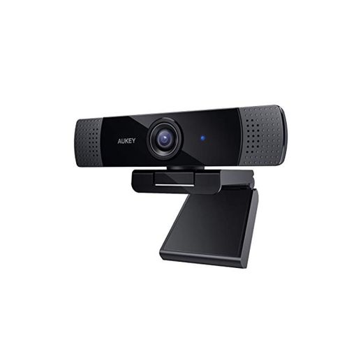 AUKEY Webcam 1080P Full HD con Micrófono Estéreo, Cámara Web para Video